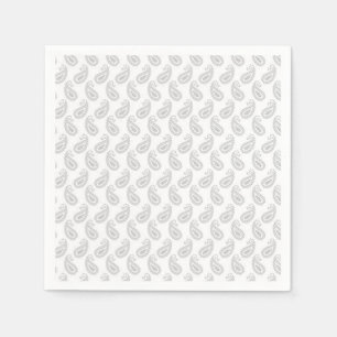 Servilleta De Papel fondo blanco con un patrón en el medio