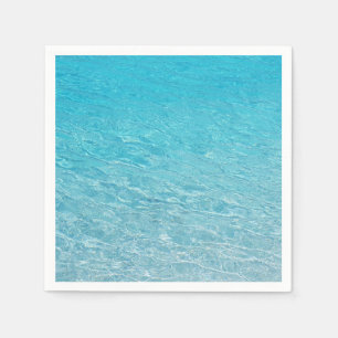 Servilleta De Papel Fondo claro del mar azul calmo