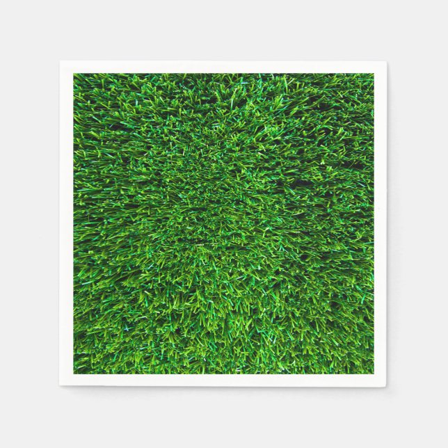 Servilleta De Papel Fondo de hierba verde (Anverso)