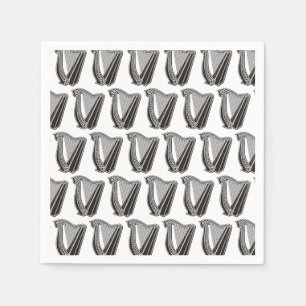 Servilleta De Papel Fondo del icono de Harp