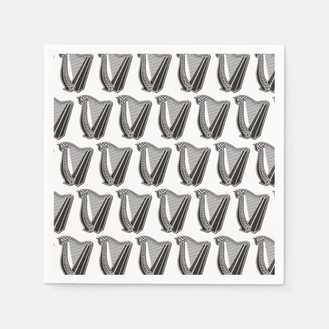 Servilleta De Papel Fondo del icono de Harp (Anverso)