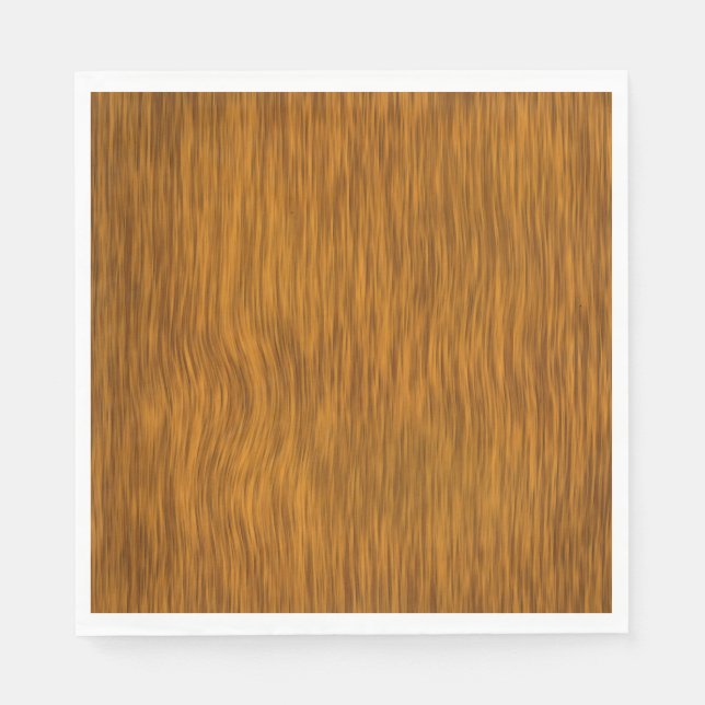 Servilleta De Papel Fondo Golden Faux Rough Wood (Anverso)