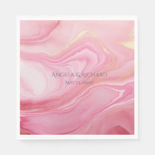 Servilleta De Papel Fondo rosado marcadamente