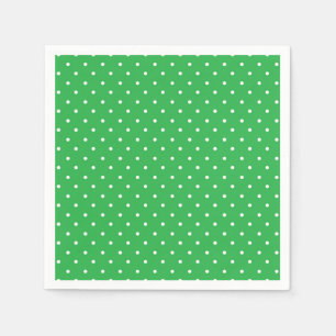 Servilleta De Papel Fondo verde sin costuras con patrón de lunares