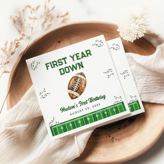 Servilleta De Papel Football Birthday Party Welcome Sign (Subido por el creador)