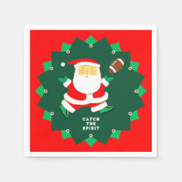 Servilleta De Papel Football Christmas Holiday Party
