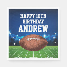 Servilleta De Papel Football Sports Happy Birthday Napkins