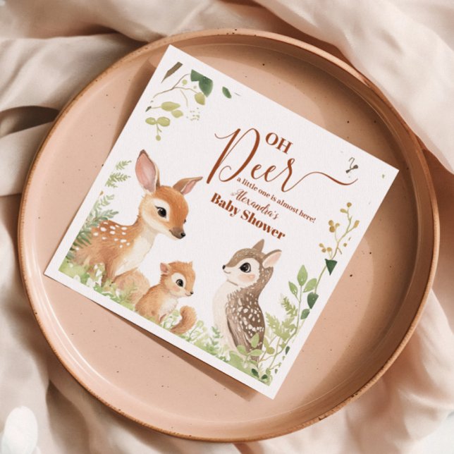 Servilleta De Papel Forest Woodland Oh Deer (Subido por el creador)