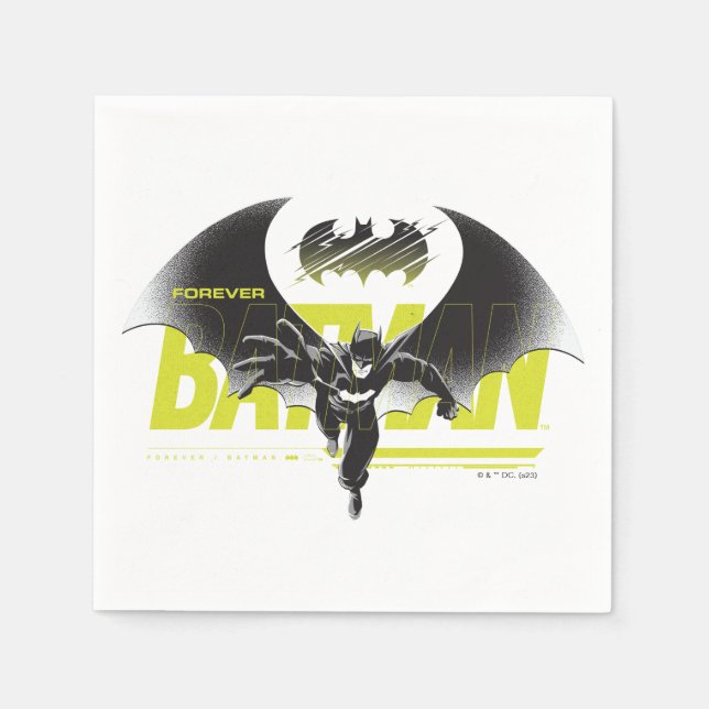 Servilleta De Papel Forever Batman Alcanza Gráfica (Anverso)