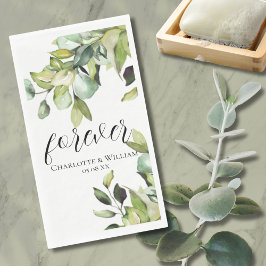 Servilleta De Papel Forever Elegant Green Botanicals Boda