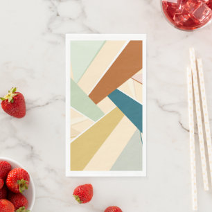 Servilleta De Papel Forma geométrica abstracta