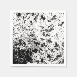 Servilleta De Papel Formación de "nubes" sucias en blanco y negro