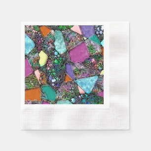 Servilleta De Papel Formas muy coloridamente abstractas art. 11