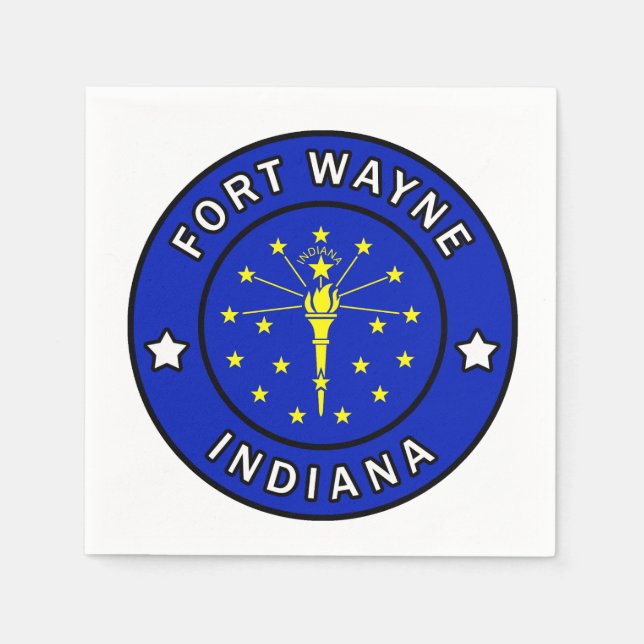 Servilleta De Papel Fort Wayne Indiana (Anverso)