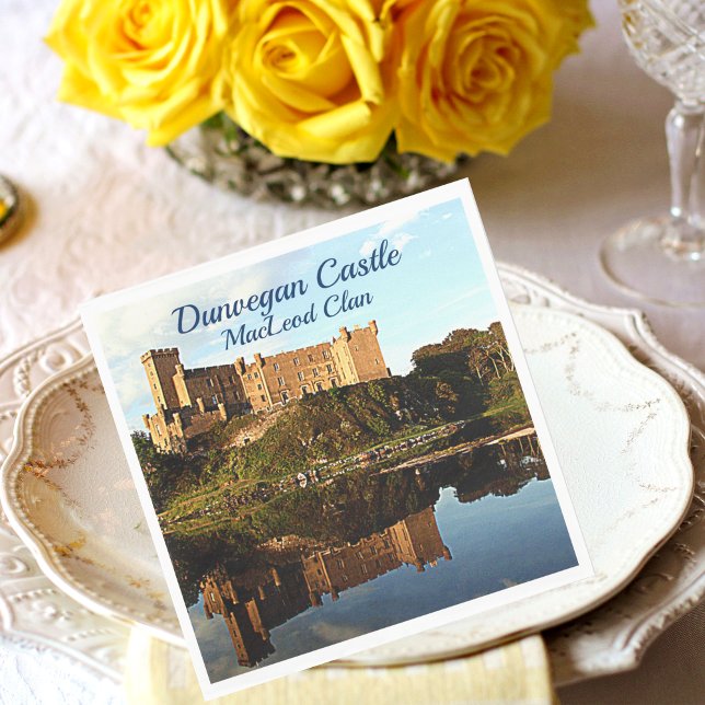 Servilleta De Papel Foto de Castillo Dunvegan de MacLeod Clan en Escoc (Subido por el creador)