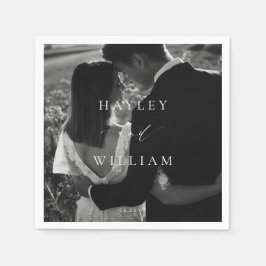 Servilleta De Papel Foto de Ellesmere Boda