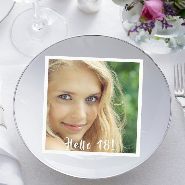 Servilleta De Papel Foto de la fiesta de cumpleaños 18 (Subido por el creador)