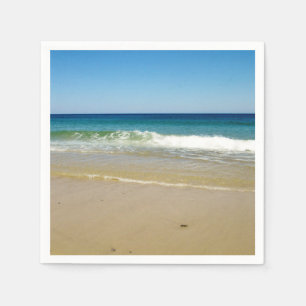 Servilleta De Papel Foto de la playa