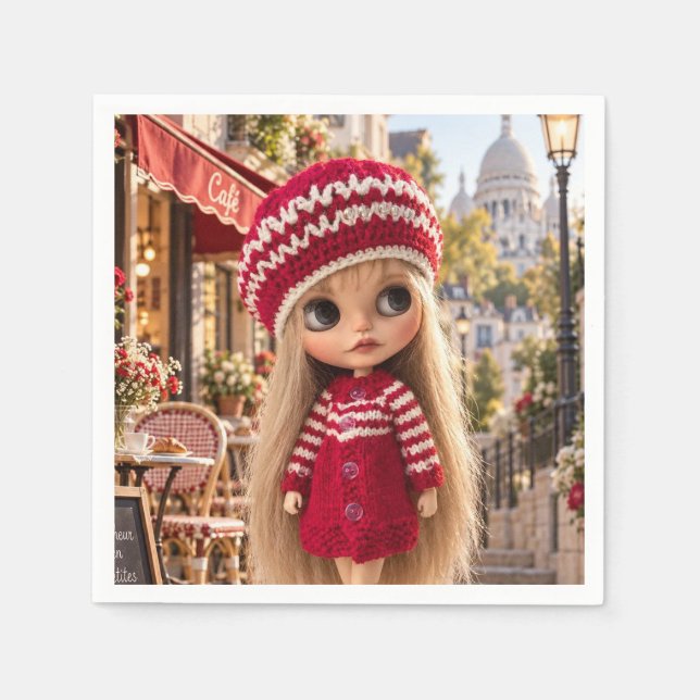 Servilleta De Papel Foto de muñeca Blythe (Anverso)