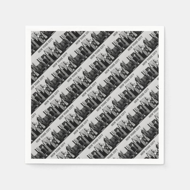 Servilleta De Papel Foto de New York City Lower Manhattan Pro (Anverso)