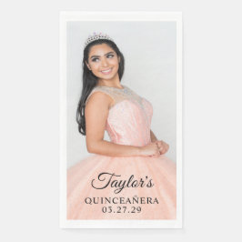 Servilleta De Papel Foto De Vestido De Quinceanera