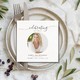 Servilleta De Papel Foto del funeral conmemorativo de la celebración d