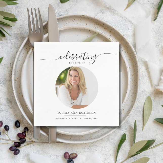 Servilleta De Papel Foto del funeral conmemorativo de la celebración d (Subido por el creador)