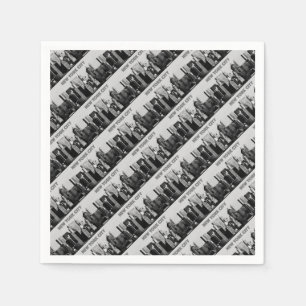 Servilleta De Papel Foto del Lower Manhattan de New York City