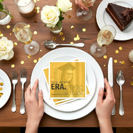 Servilleta De Papel Foto Dorada de la Promoción de 2026