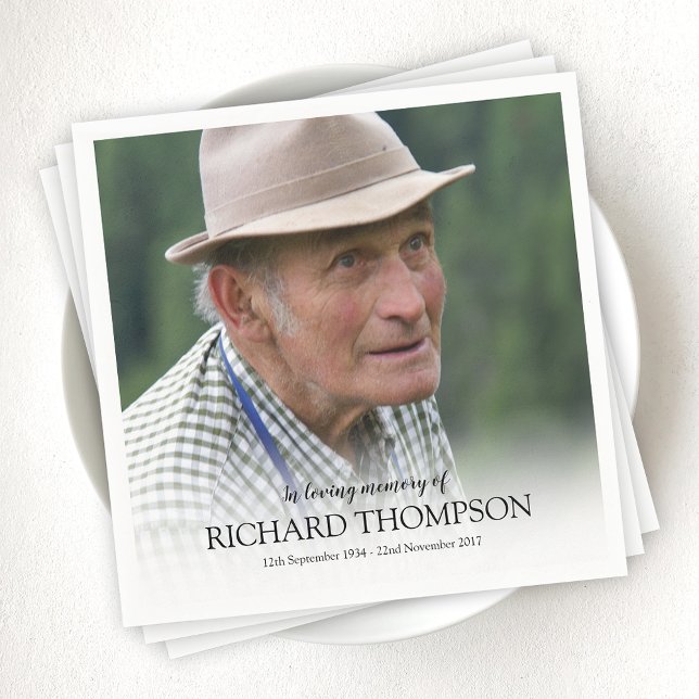 Servilleta De Papel Foto funeraria | Monumento conmemorativo personali (Subido por el creador)