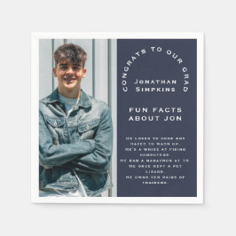 Servilleta De Papel Foto Graduación masculina Hechos divertidos de la 