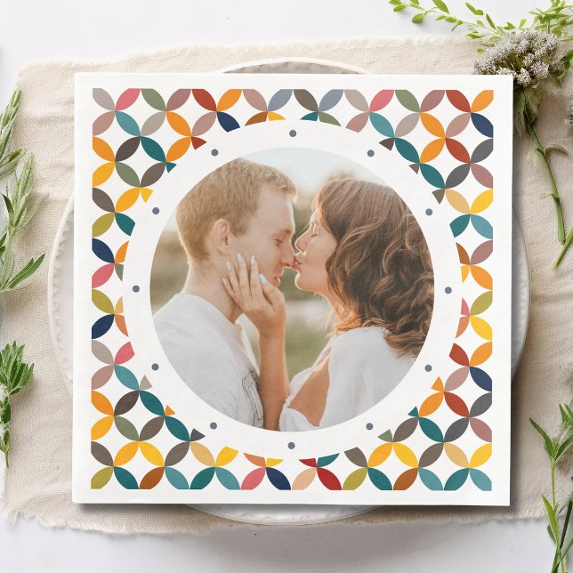 Servilleta De Papel Foto personalizada moderna colorida (Subido por el creador)