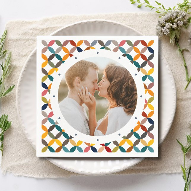 Servilleta De Papel Foto personalizada moderna colorida (Subido por el creador)