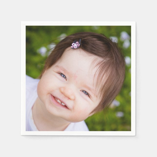 Servilleta De Papel Foto personalizada personalizada  (Anverso)