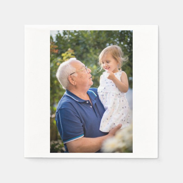 Servilleta De Papel Foto personalizada por personalizado (Anverso)