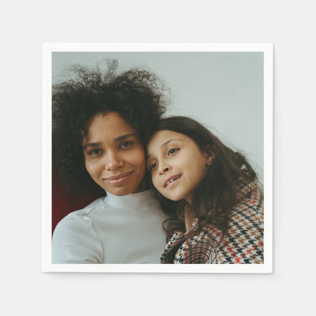 Servilleta De Papel Foto personalizado personalizada (Anverso)