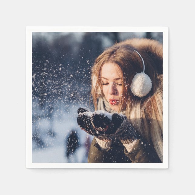 Servilleta De Papel Foto Personalizado personalizada (Anverso)