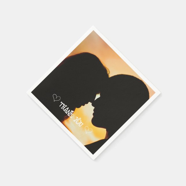 Servilleta De Papel Foto personalizado Topografía (Borde)