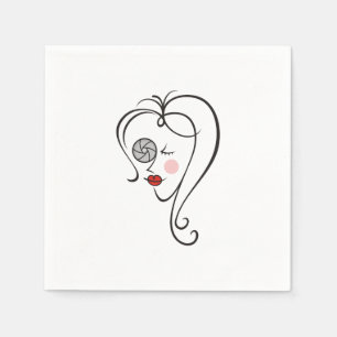 Servilleta De Papel Fotógrafa femenina