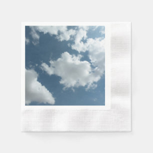 Servilleta De Papel Fotografía abstracta de cielo nublado