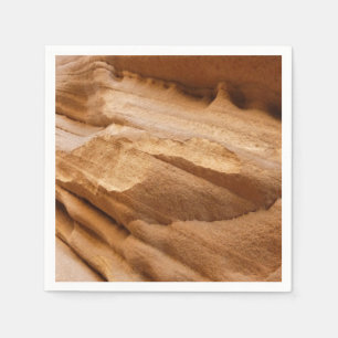 Servilleta De Papel Fotografía abstracta de la pared del cañón de Sión