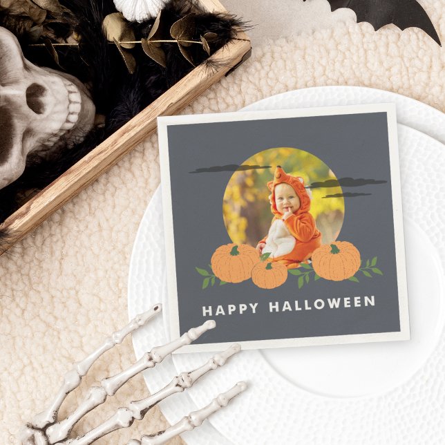 Servilleta De Papel Fotografía de Halloween del parche de calabaza (Subido por el creador)