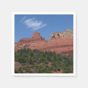 Servilleta De Papel Fotografía de Steamboat Rock en Sedona Arizona