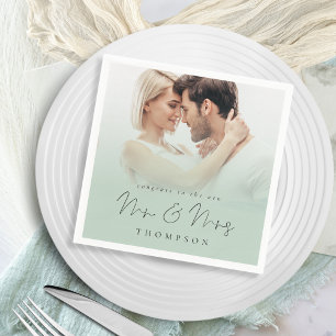 Servilleta De Papel Fotografía: Felicitaciones a la nueva señora Sage