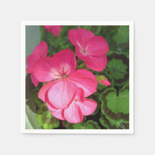 Servilleta De Papel Fotografía floral rosa