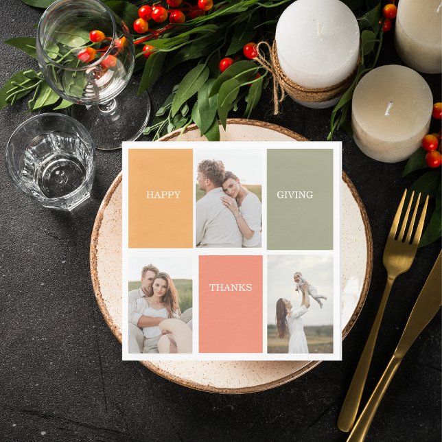 Servilleta De Papel Fotografía moderna de la escuela familiar | Feliz  (Subido por el creador)