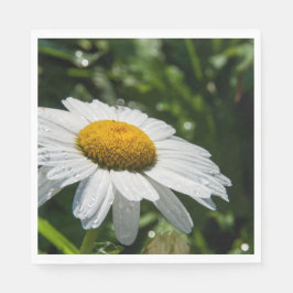 Servilleta De Papel fotografía, un margueritte, hacen verde