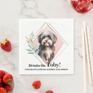 Servilleta De Papel Fotografías de perros Bodas de perro de Haván