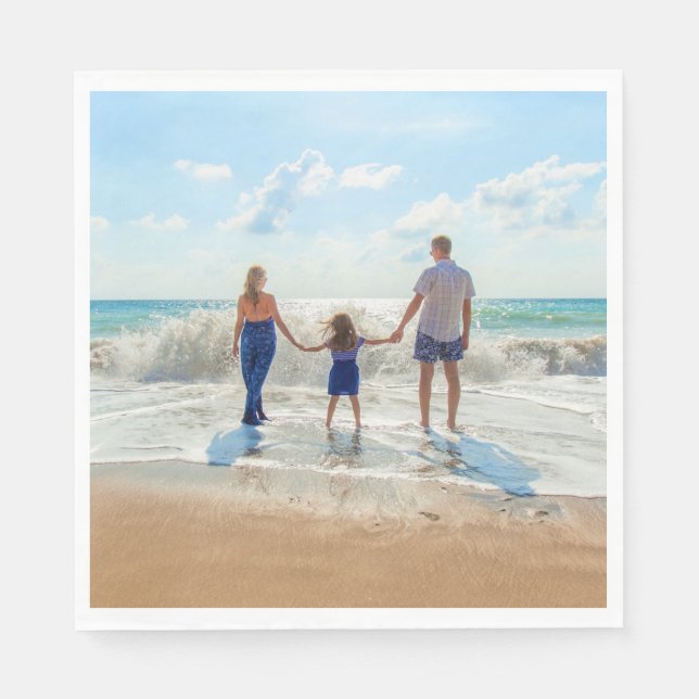 Servilleta De Papel Fotografías personalizados con tus fotos favoritas (Anverso)