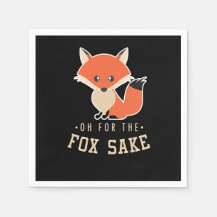 Servilleta De Papel Fox Funny Sarcast Canidae Carnivore Canine
